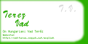 terez vad business card
